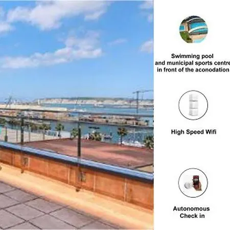 Апартаменты Atico Lujo Costa Vasca Bilbao,terraza, Mar, Jacuzi *