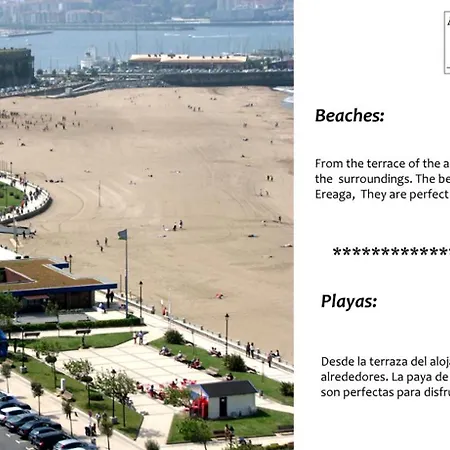 아파트 Atico Lujo Costa Vasca Bilbao,terraza, Mar, Jacuzi Santurtzi