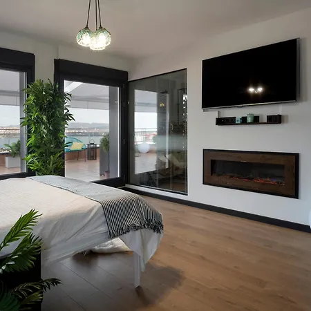 Апартаменты Atico Lujo Costa Vasca Bilbao,terraza, Mar, Jacuzi *