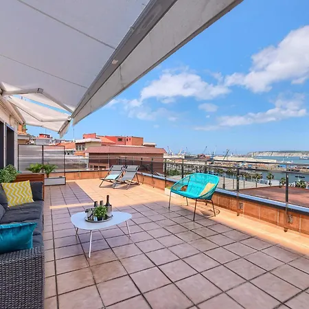 Atico Lujo Costa Vasca Bilbao,terraza, Mar, Jacuzi Апартаменты Santurtzi