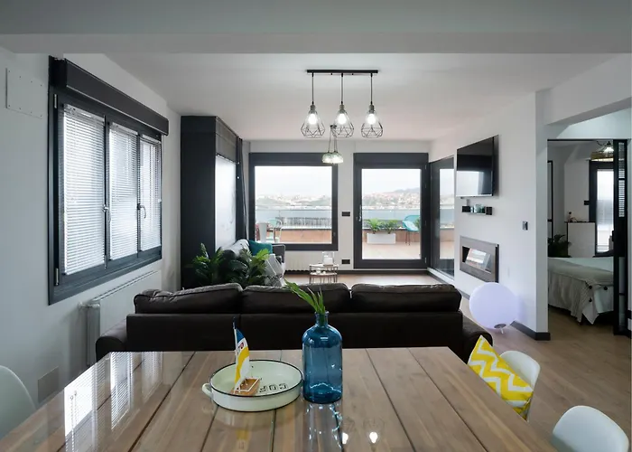 Apartment Atico Lujo Costa Vasca Bilbao,terraza, Mar, Jacuzi Santurtzi