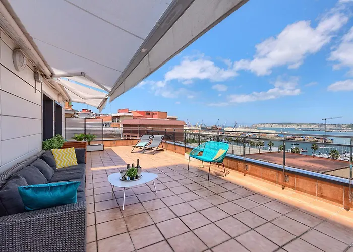 Atico Lujo Costa Vasca Bilbao,terraza, Mar, Jacuzi Apartment Santurtzi